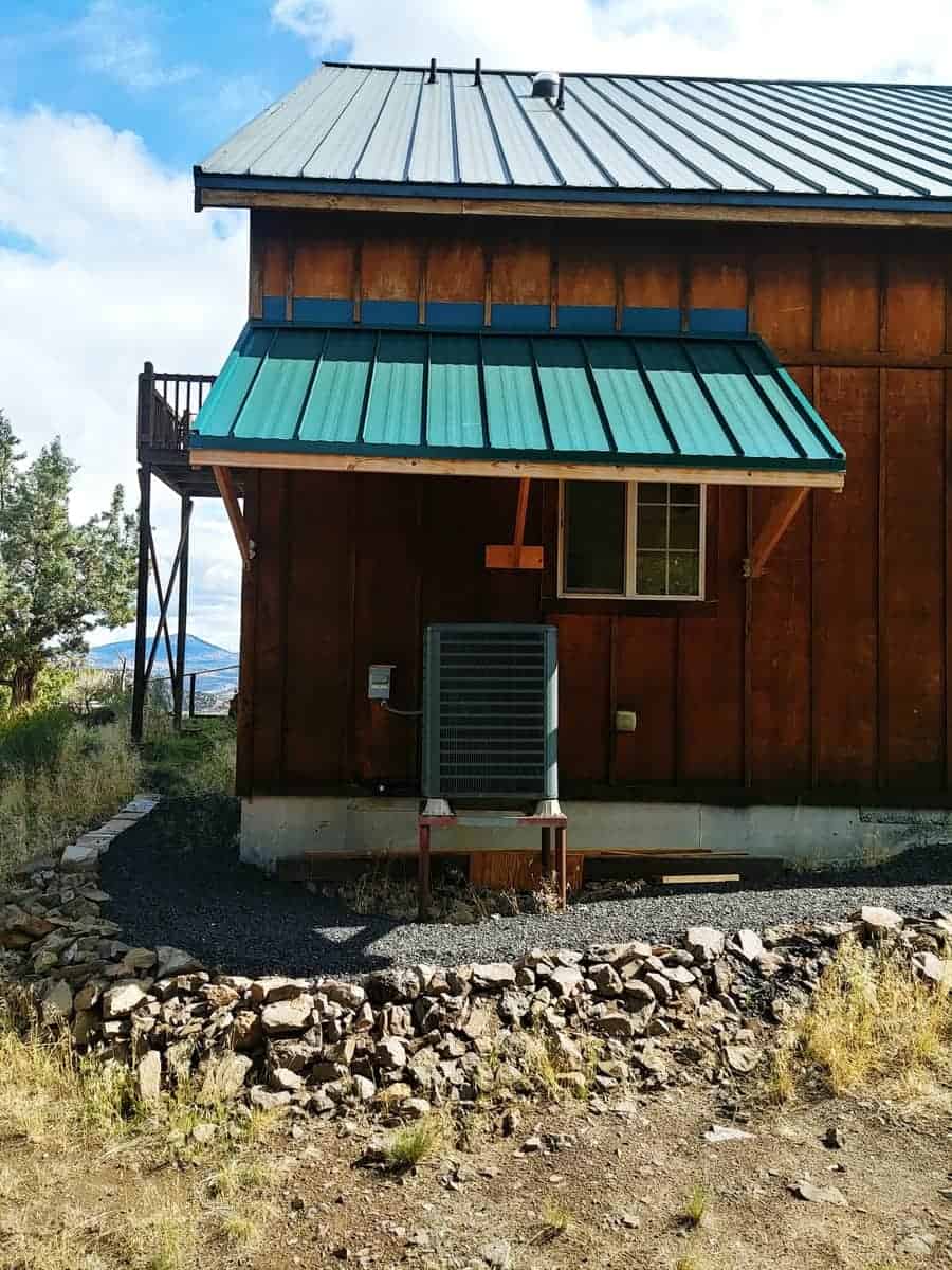 Roof Over Heat Pump Outdoor Unit